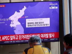 North Korea Fires Ballistic Missiles Ahead of Trump’s Visit to Asia