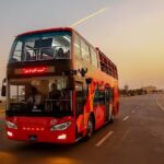 Double Decker bus service starts trial run in Karachi on new years eve