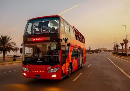 Double Decker bus service starts trial run in Karachi on new years eve