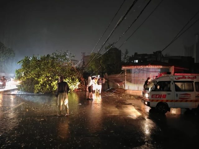 Karachi Hit by Heavy Rain and Strong Winds, Power Outages Reported Across City