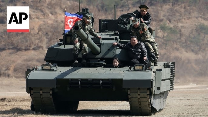 Kim Jong Un Rides Tank with Teenage Daughter Amid Military Drills