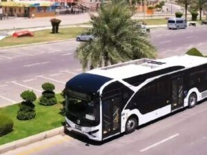 New EV Bus Route from Gulshan-e-Maymar Opens in Karachi
